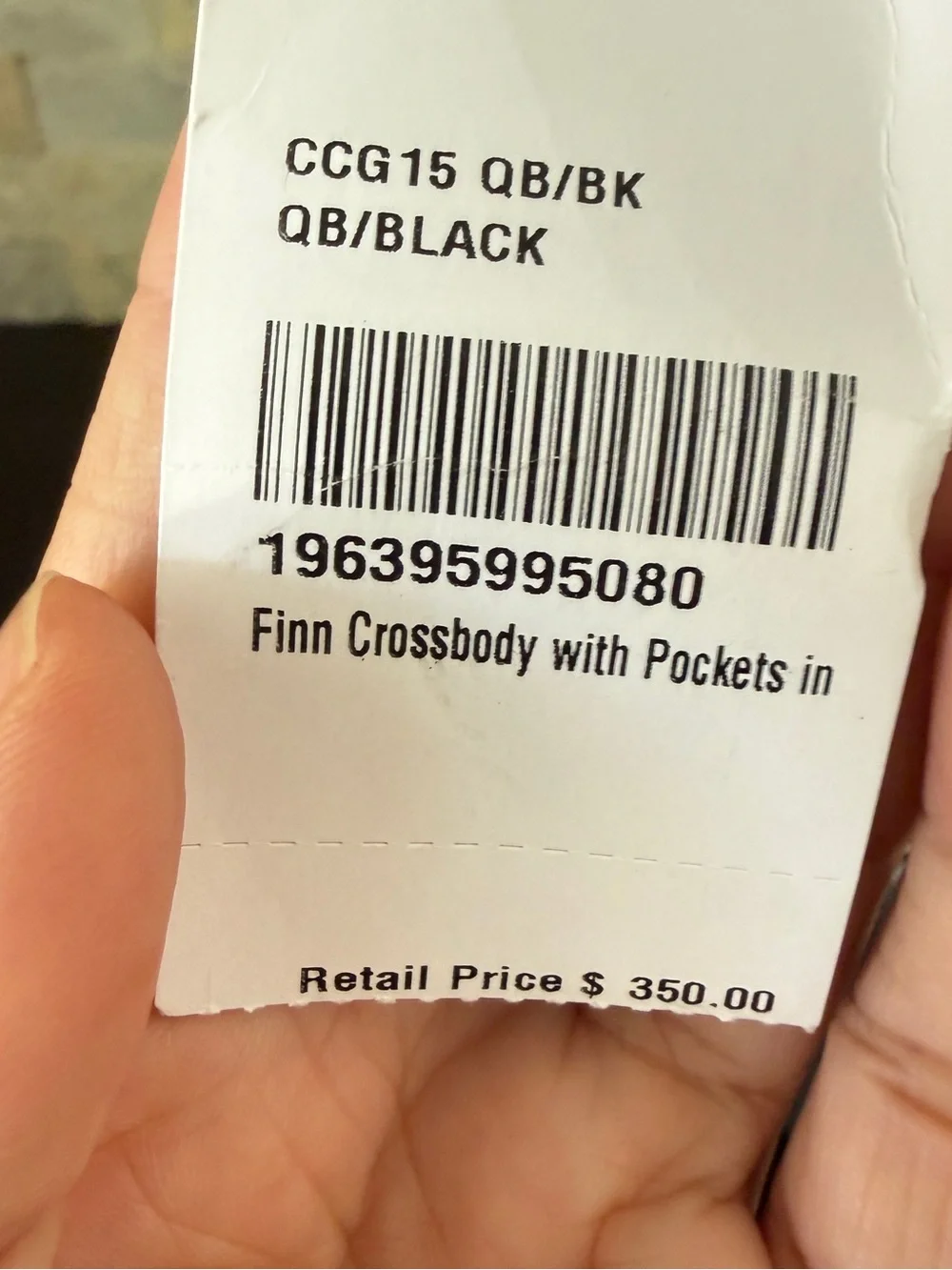 Authentic ‼️Coach Finn Crossbody Bag CCG15 Black